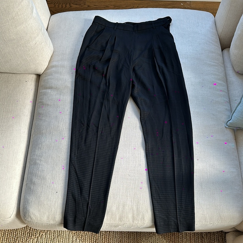 MM LaFleur Howland Trouser in mini stripe size 0
